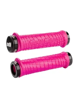 Odi Troylee Designs Lock-On Grips Pink/Black Clamps